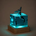 Baleine Bleue Veilleuse 3D en Résine