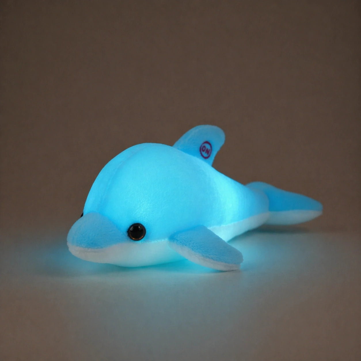 Coussin Lumineux en Peluche Doux en forme de Dauphin
