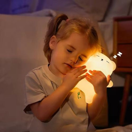 Veilleuse Bebe Ourson Avec Ronflement Automatique