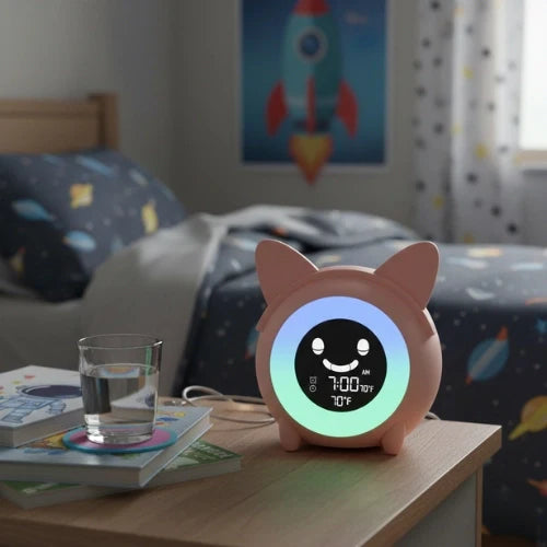 Réveil Veilleuse Chat