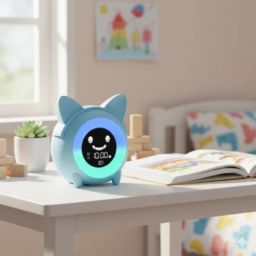 Réveil Veilleuse Chat