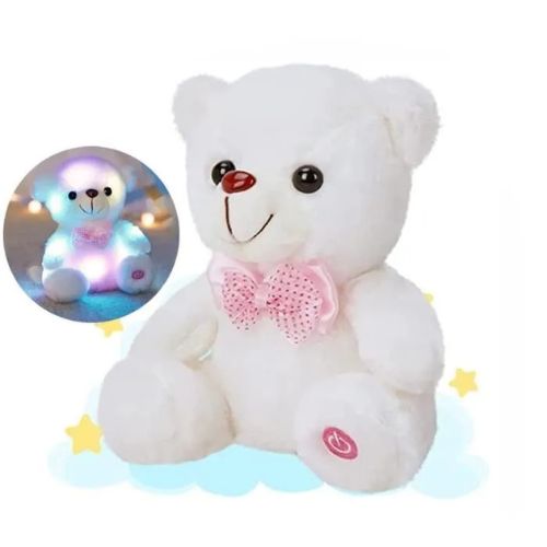 Veilleuse Ourson Peluche Lumineux Led