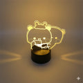 Lampe Veilleuse Panda Télécommande 3D 16 couleurs