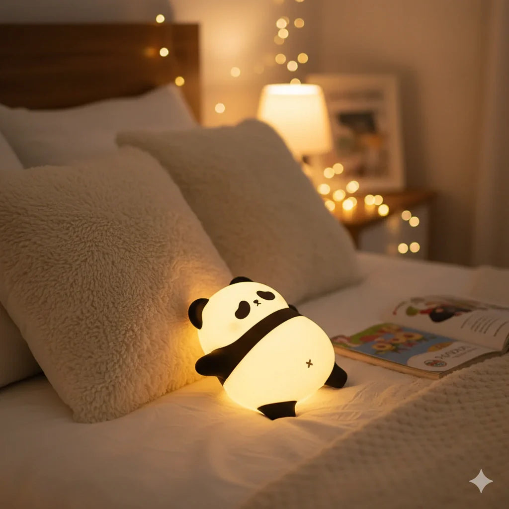 Veilleuse Panda Led en Silicone