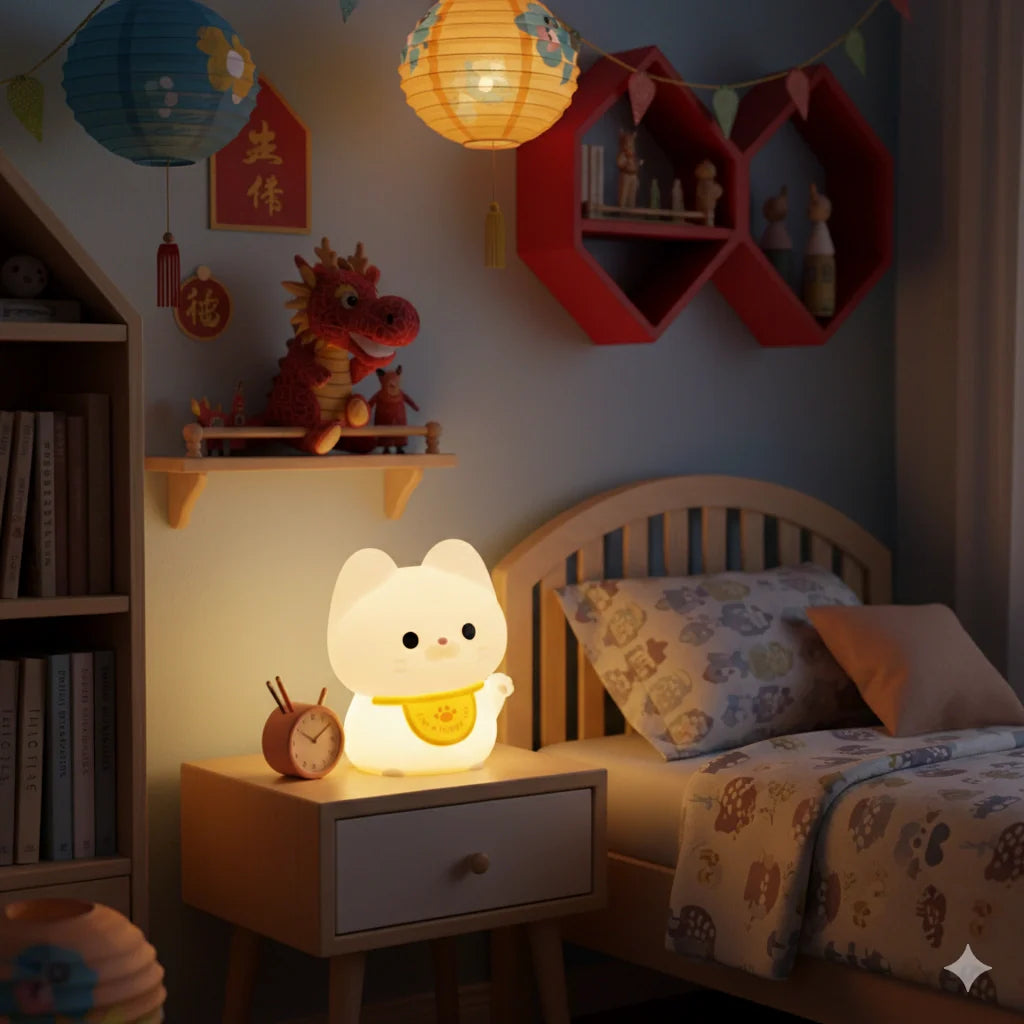 Veilleuse Chat Rechargeable Portable
