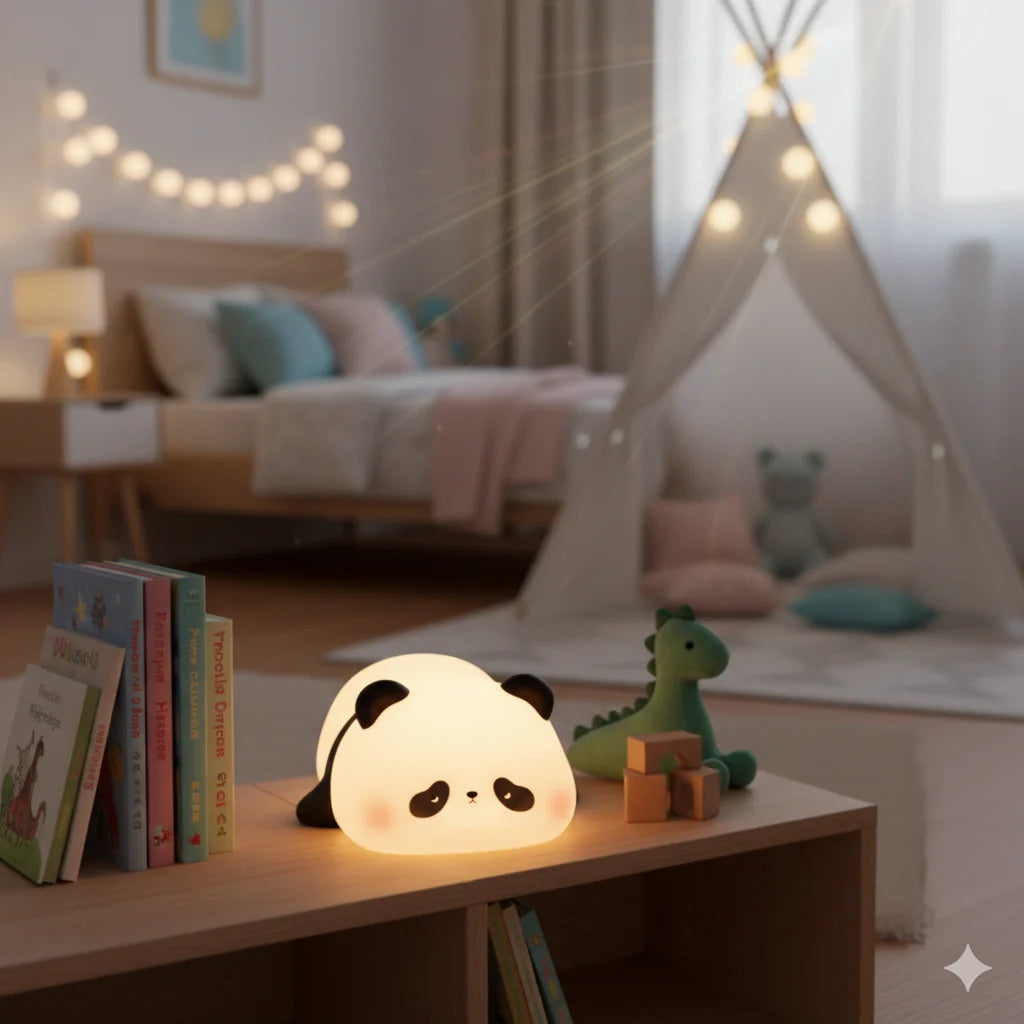 Veilleuse Panda Rechargeable en Silicone