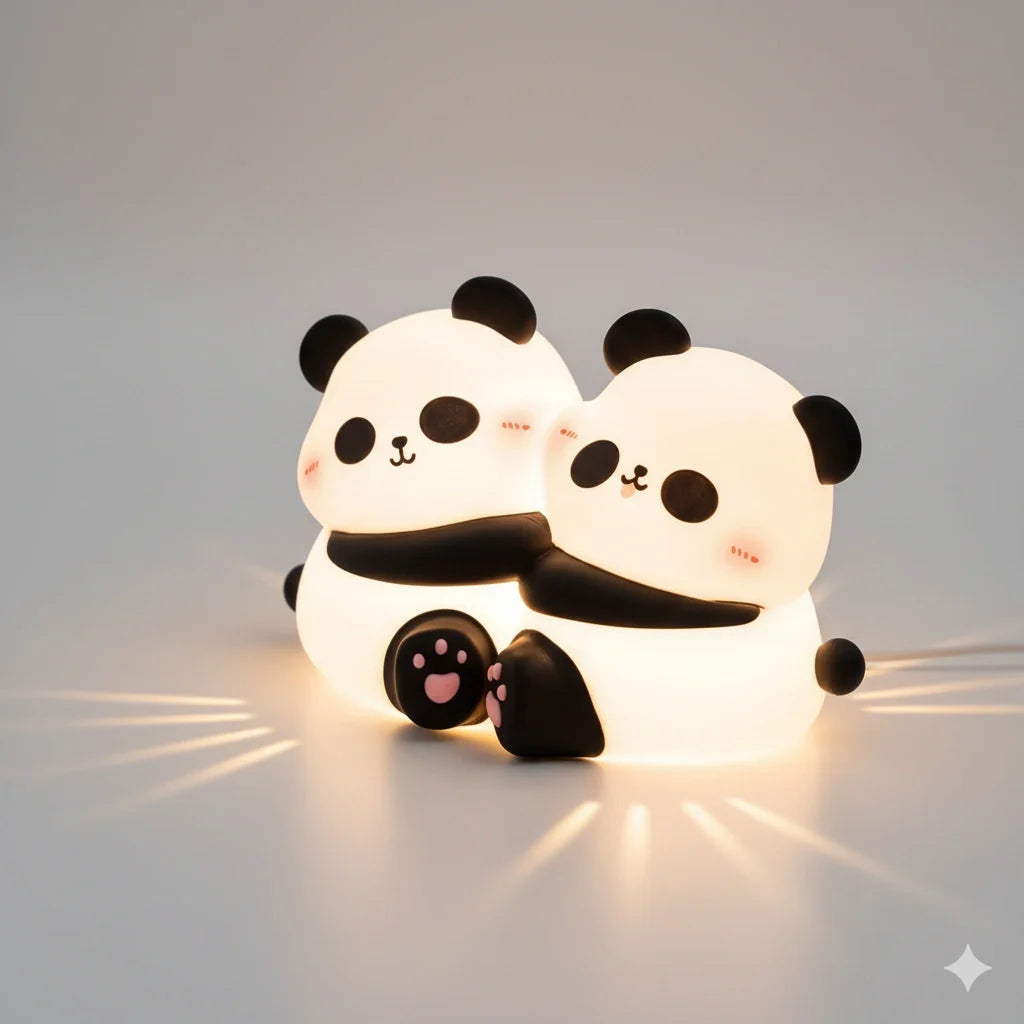 Veilleuse Panda sans Fil Rechargeable en Silicone