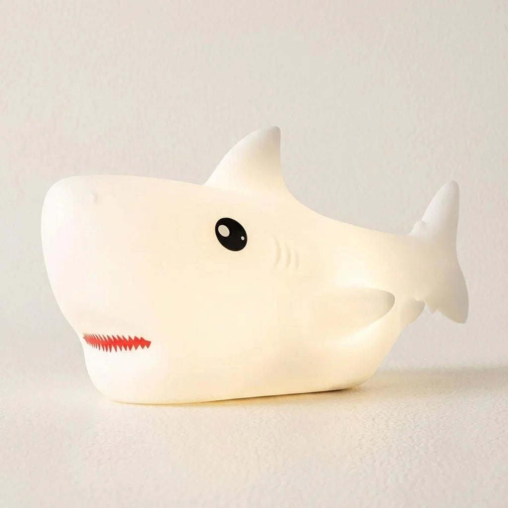 Veilleuse Requin Rechargeable En Silicone