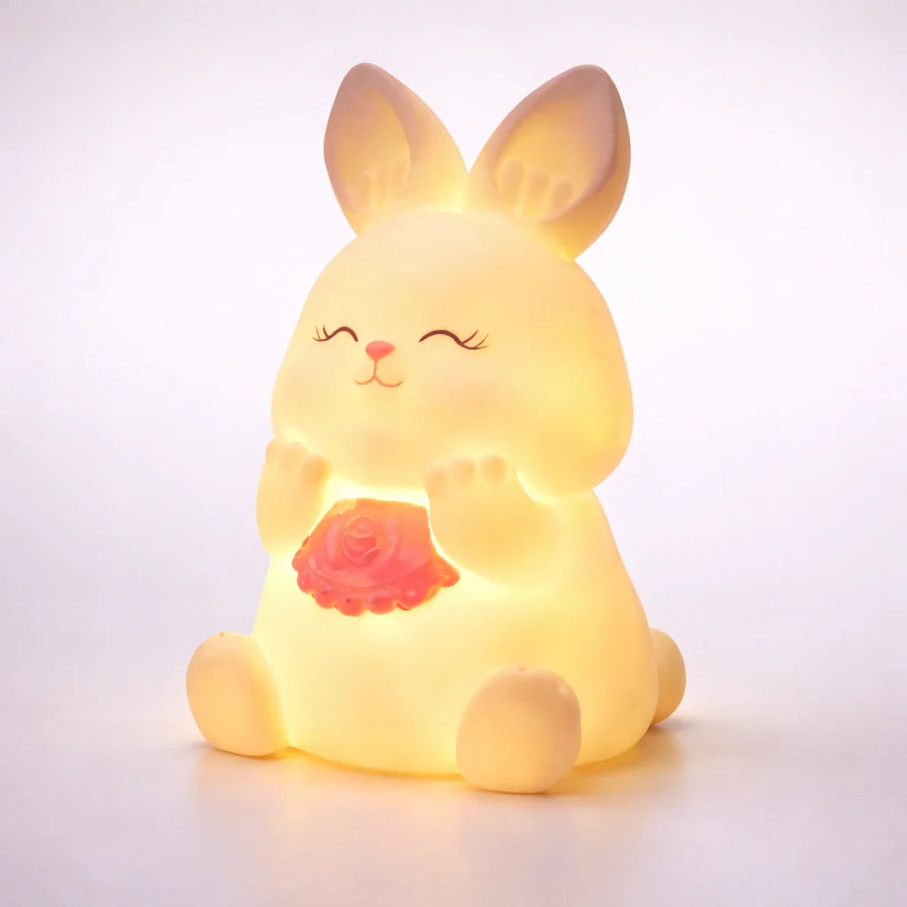 Lampe Veilleuse En Forme De Lapin Avec Bavoir