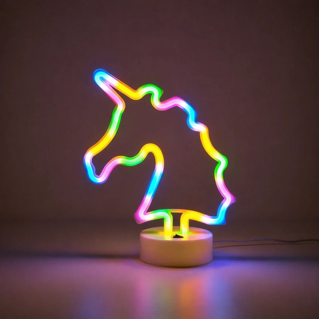 Lampe veilleuse licorne Led Néon