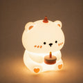Ourson Lumineux Veilleuse Anniversaire En Silicone