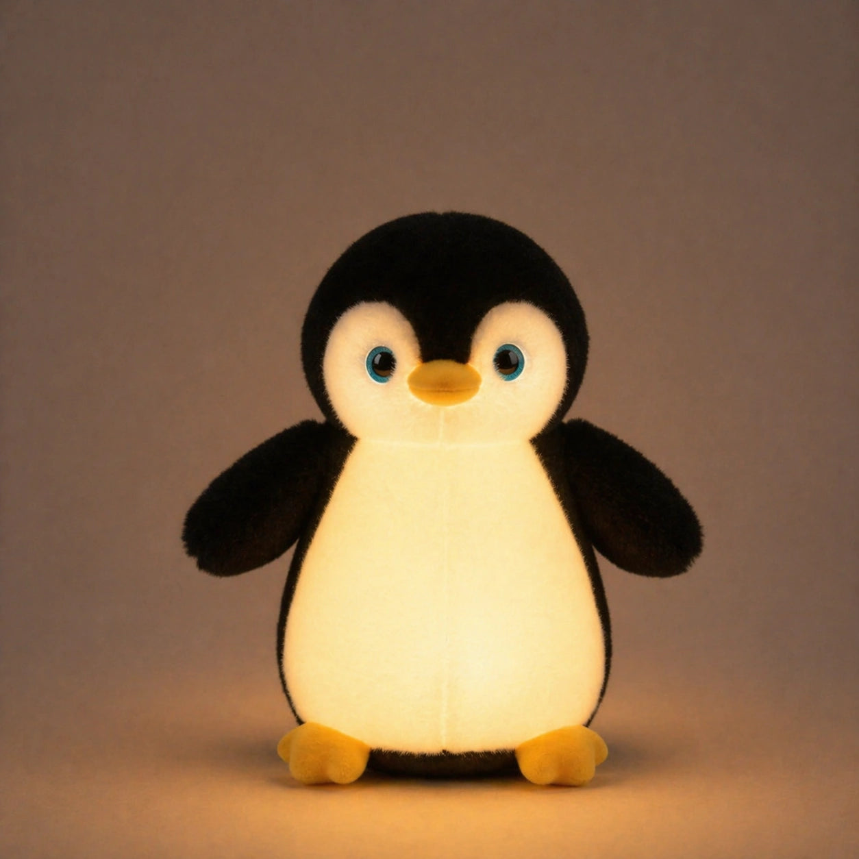 Peluche Pingouin Veilleuse Led