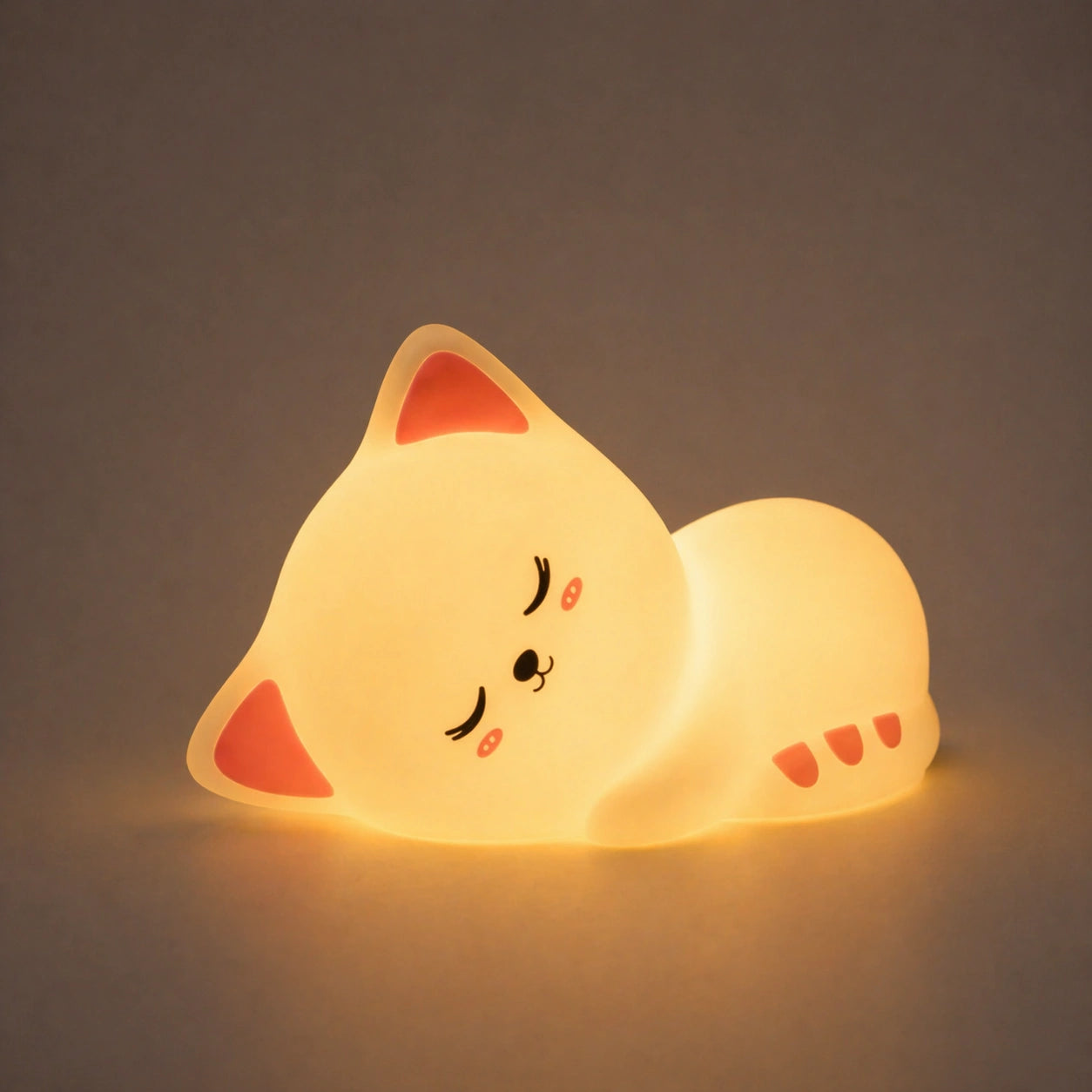 Veilleuse Chat Silicone 7 Couleurs