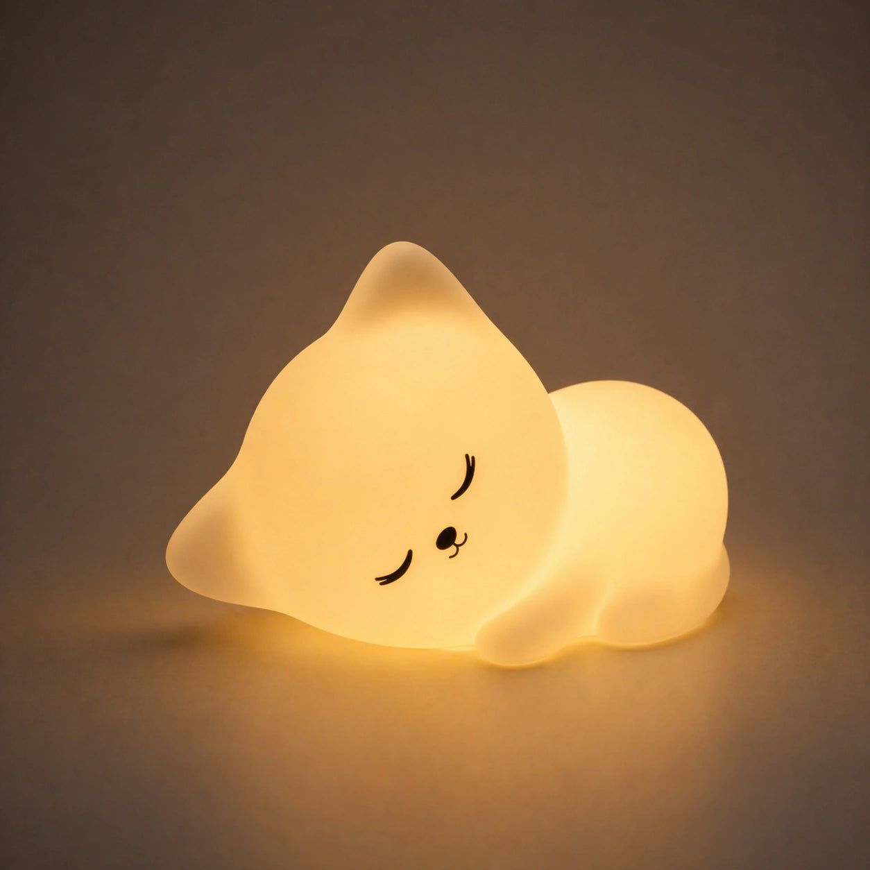 Veilleuse Chat Silicone 7 Couleurs