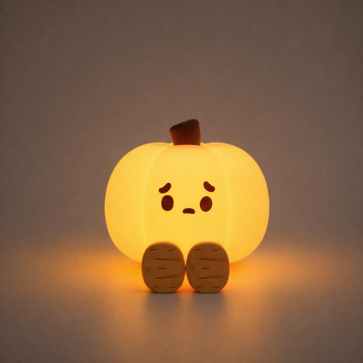 Veilleuse Citrouille en Silicone Fantôme