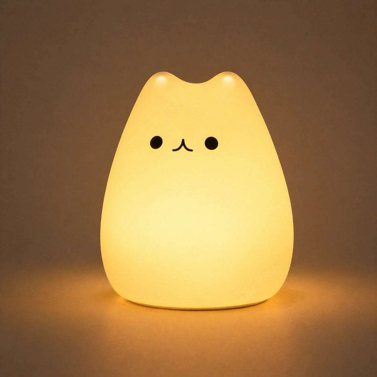 Veilleuse De Chevet Chaton En Silicone Doux