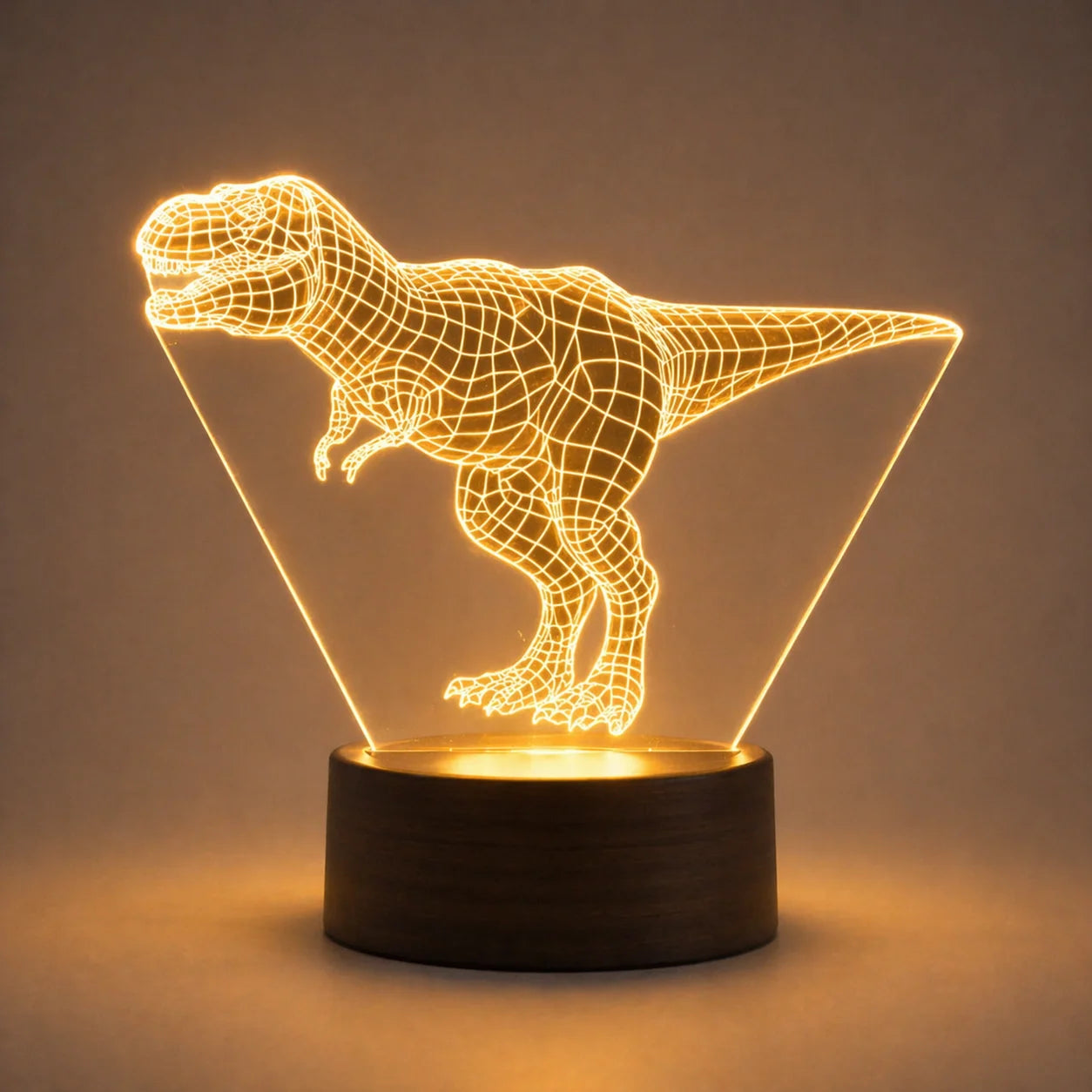 Veilleuse En Forme De Dinosaure 3D Pour Enfants