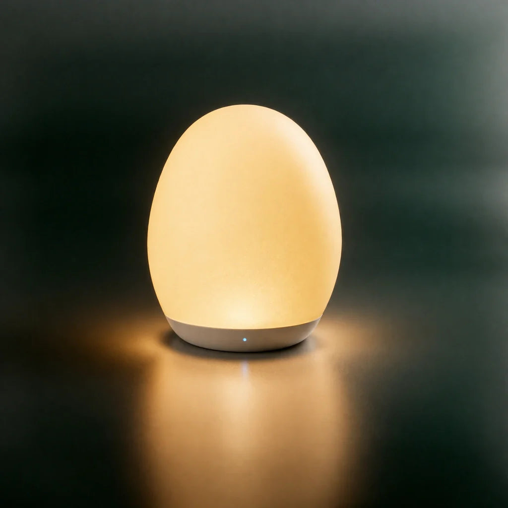 Veilleuse LED en forme d’œuf rechargeable par USB