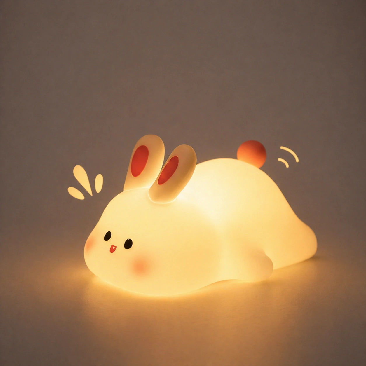 Veilleuse Lapin Silicone Rechargeable