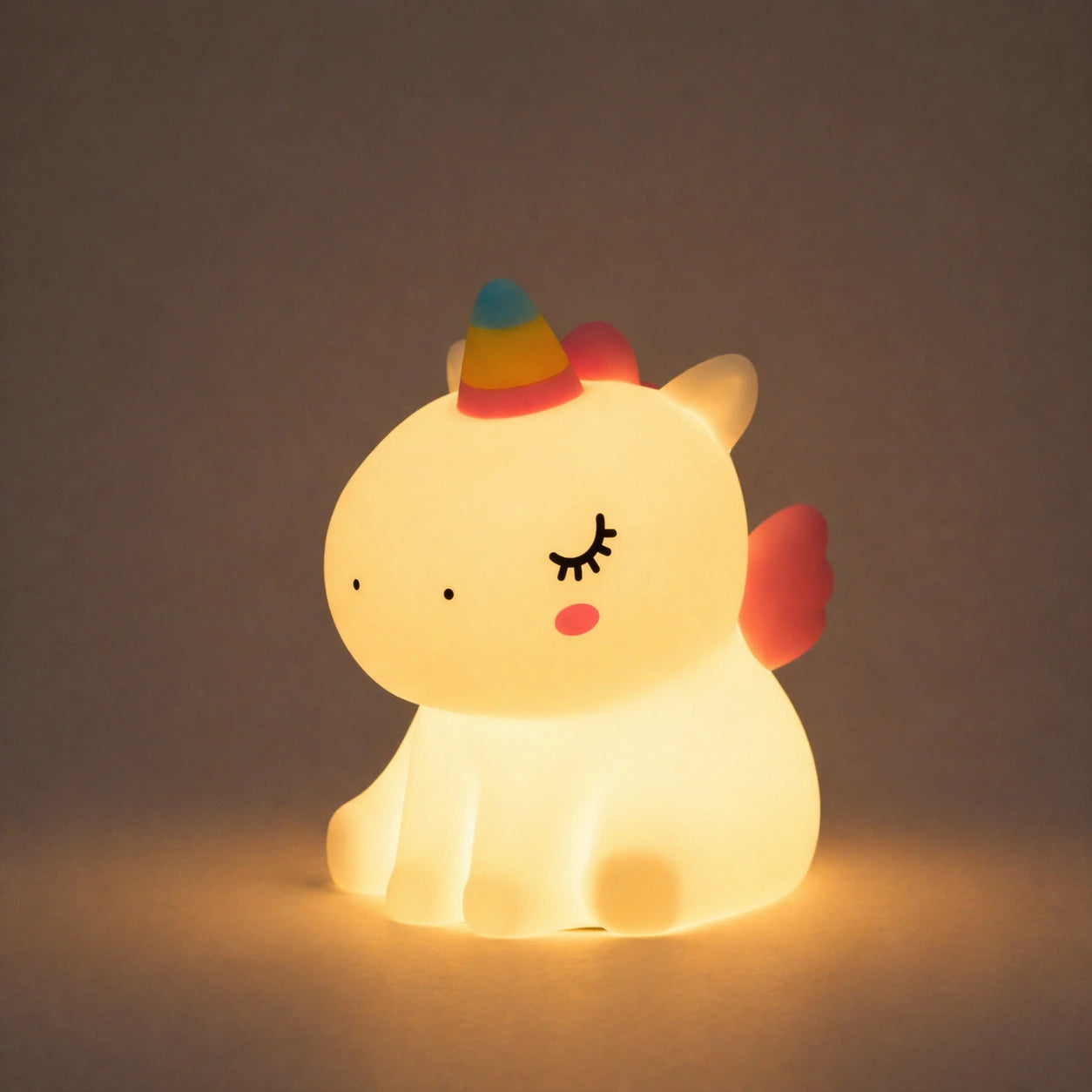 Veilleuse Licorne Led Rechargeable en Silicone