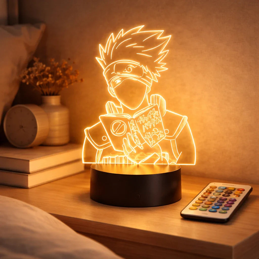 Veilleuse Naruto Hatake Kakashi 16 couleurs avec télécommande
