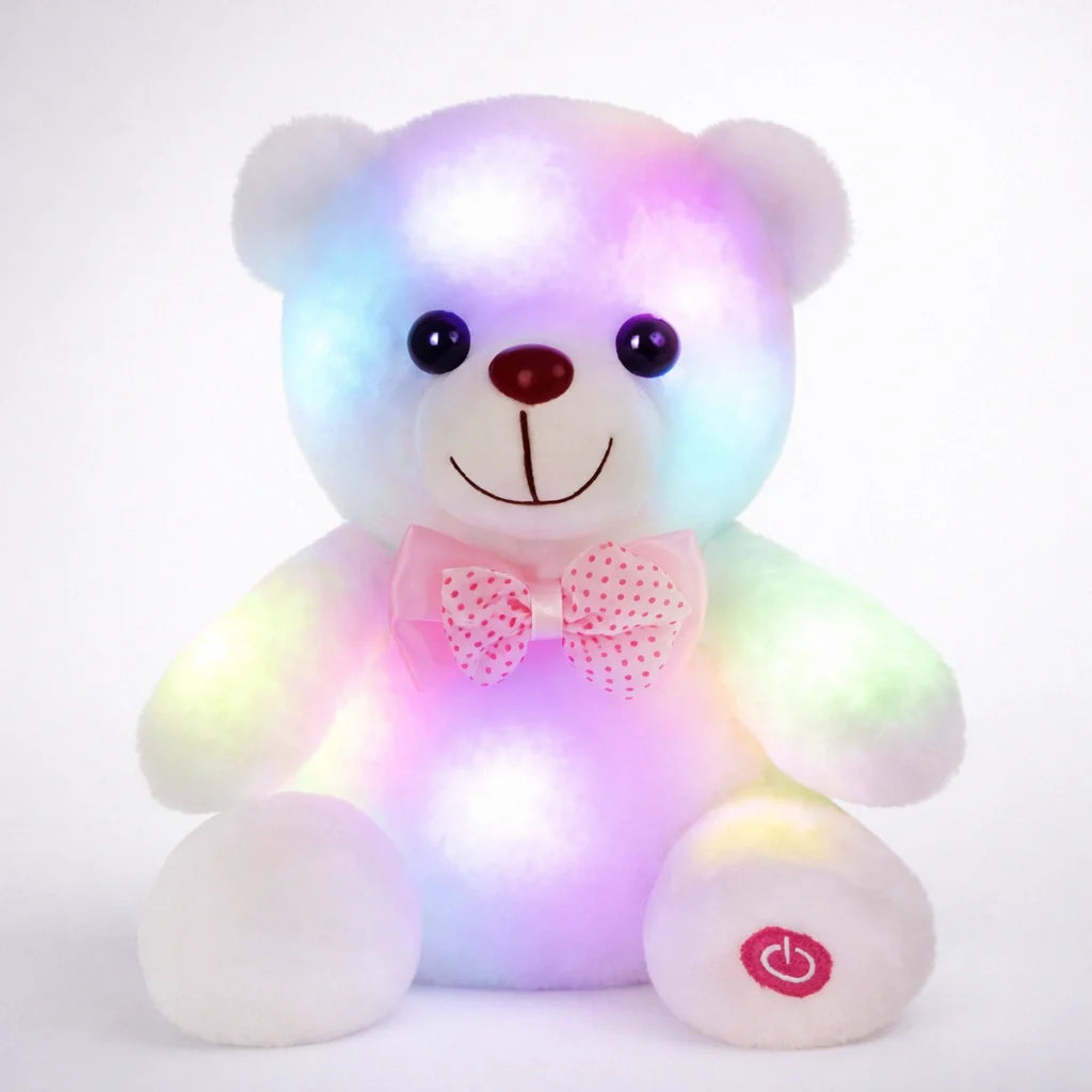 Veilleuse Ourson Peluche Lumineux Led