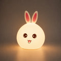 Veilleuse en Forme de Lapin en Silicone 7 Couleurs