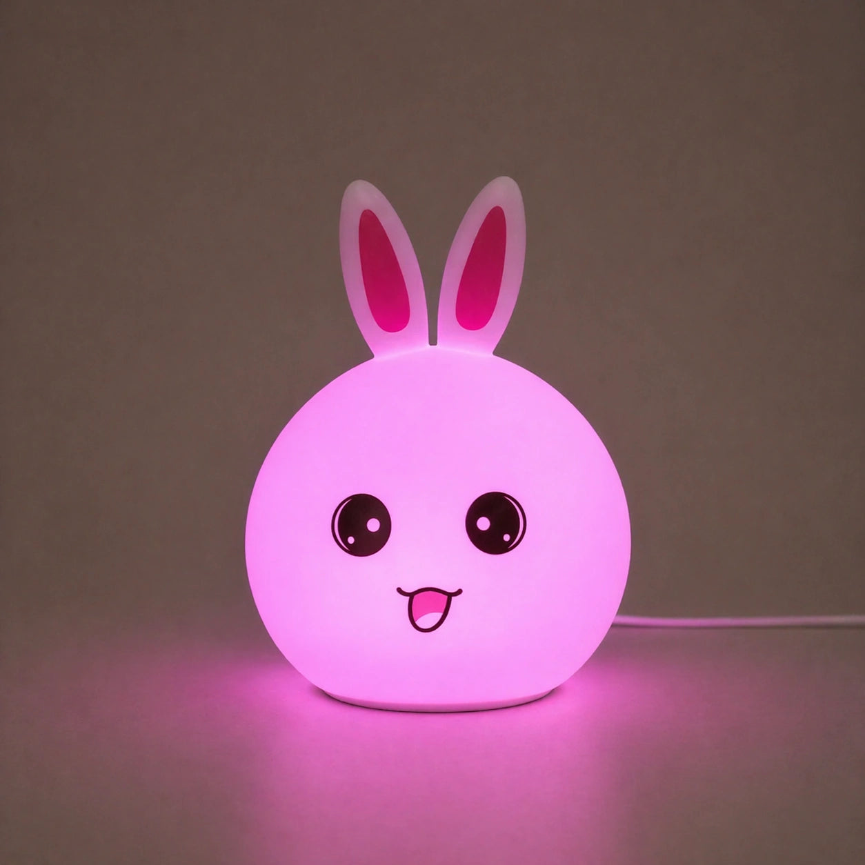 Veilleuse en Forme de Lapin en Silicone 7 Couleurs