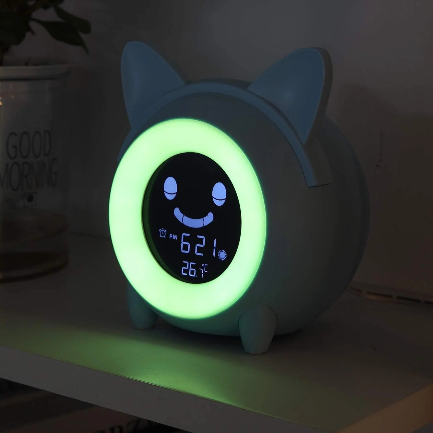 Réveil Veilleuse Chat